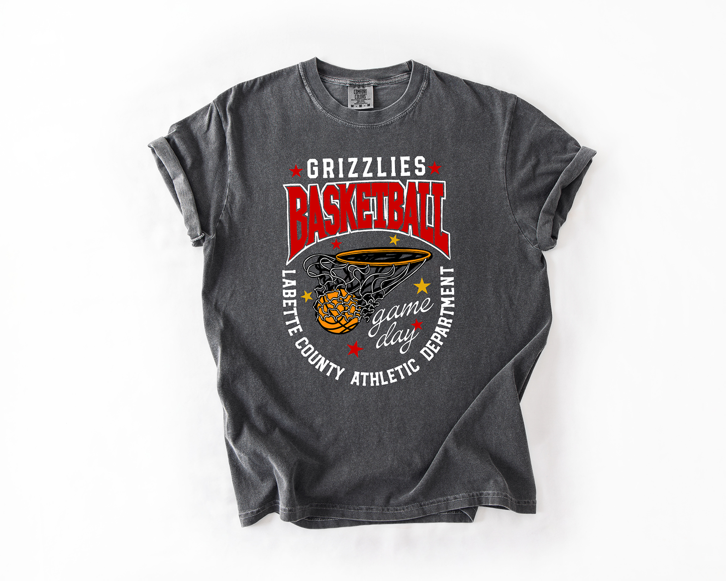 Grizzlies Basketball Shirt-To Change Team choose Custom and Type Name and Colors