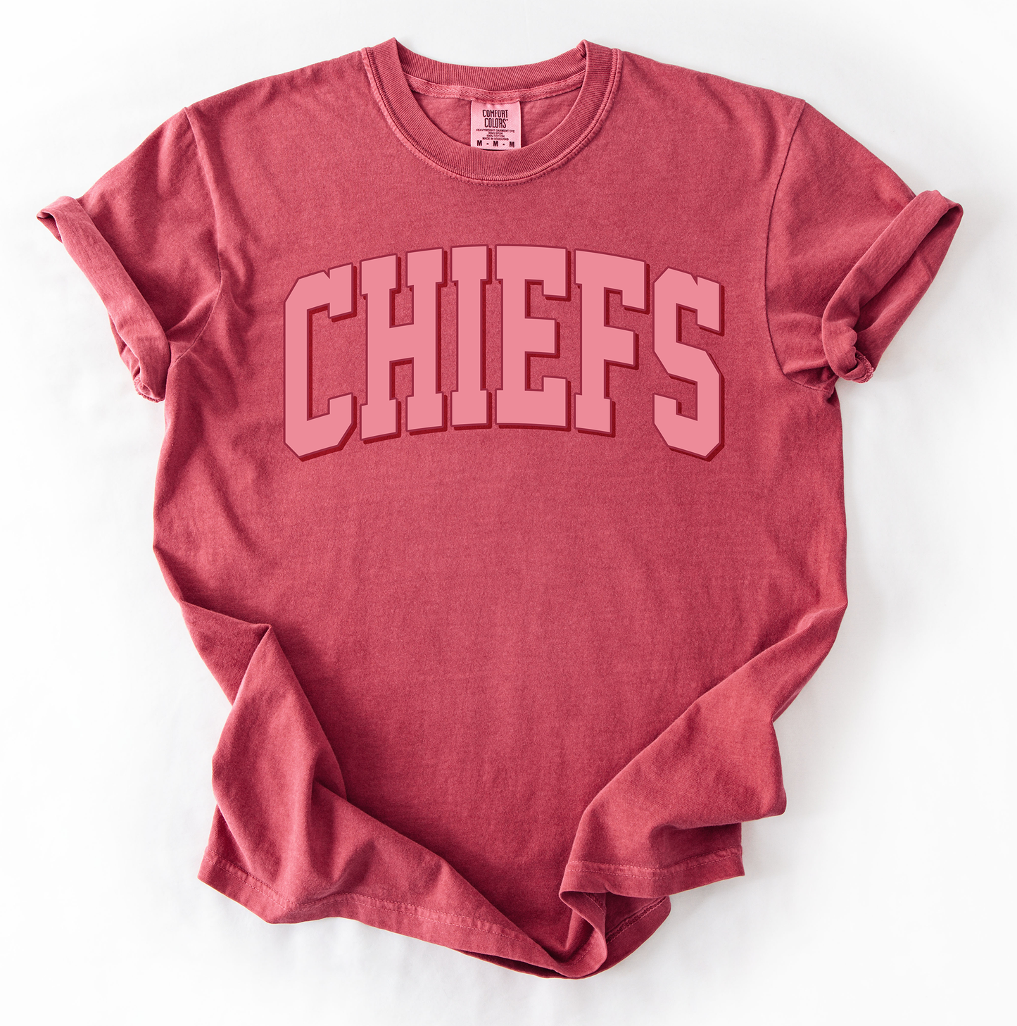 Monochromatic Crimson Chiefs Shirt