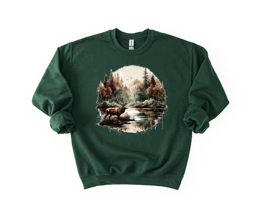 Deer Wildlife Scene shirt