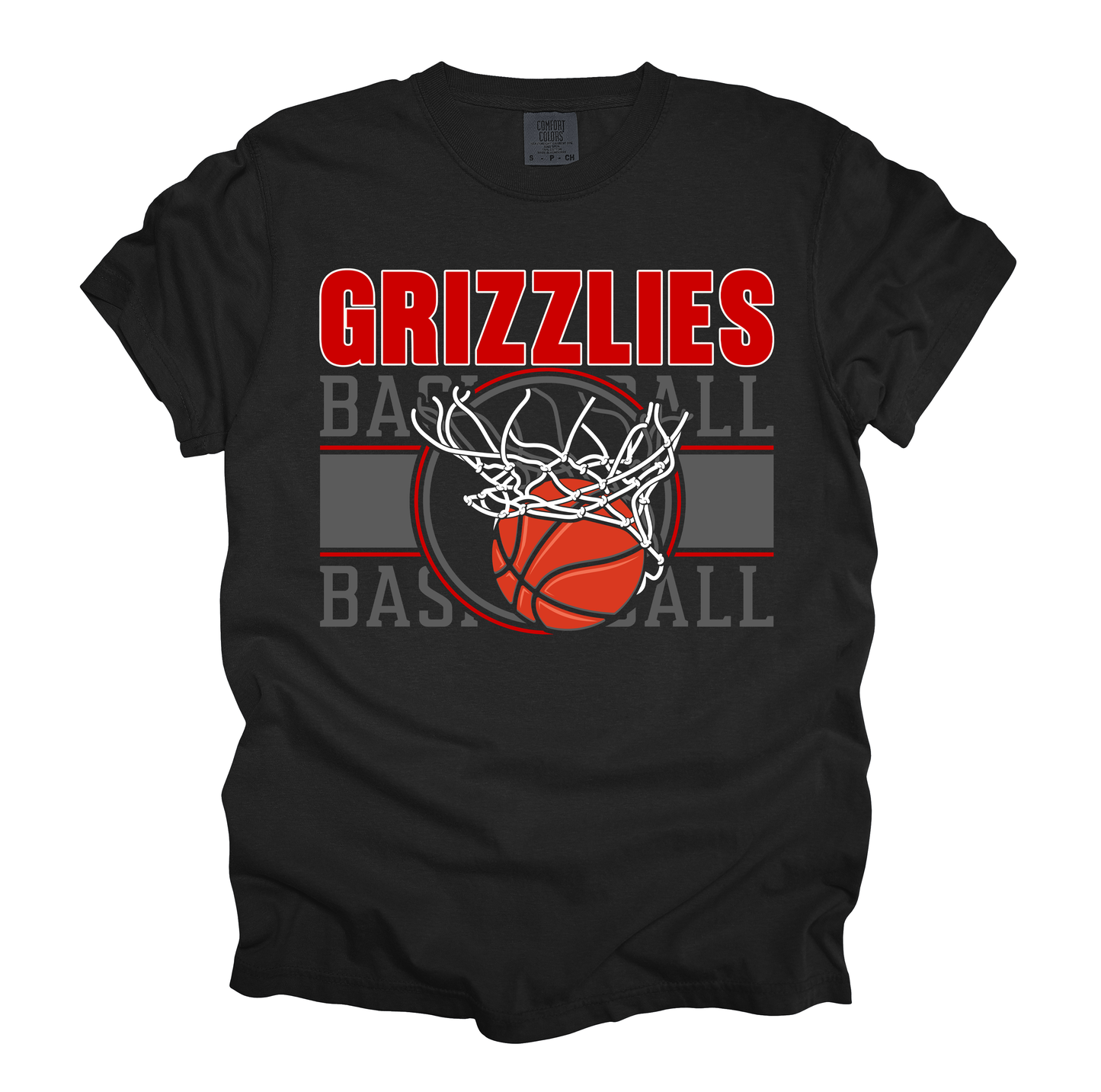 Grizzlies Basketball Shirt-To Change Team choose Custom and Type Name and Colors
