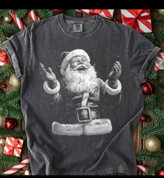 Santa silhouette shirt