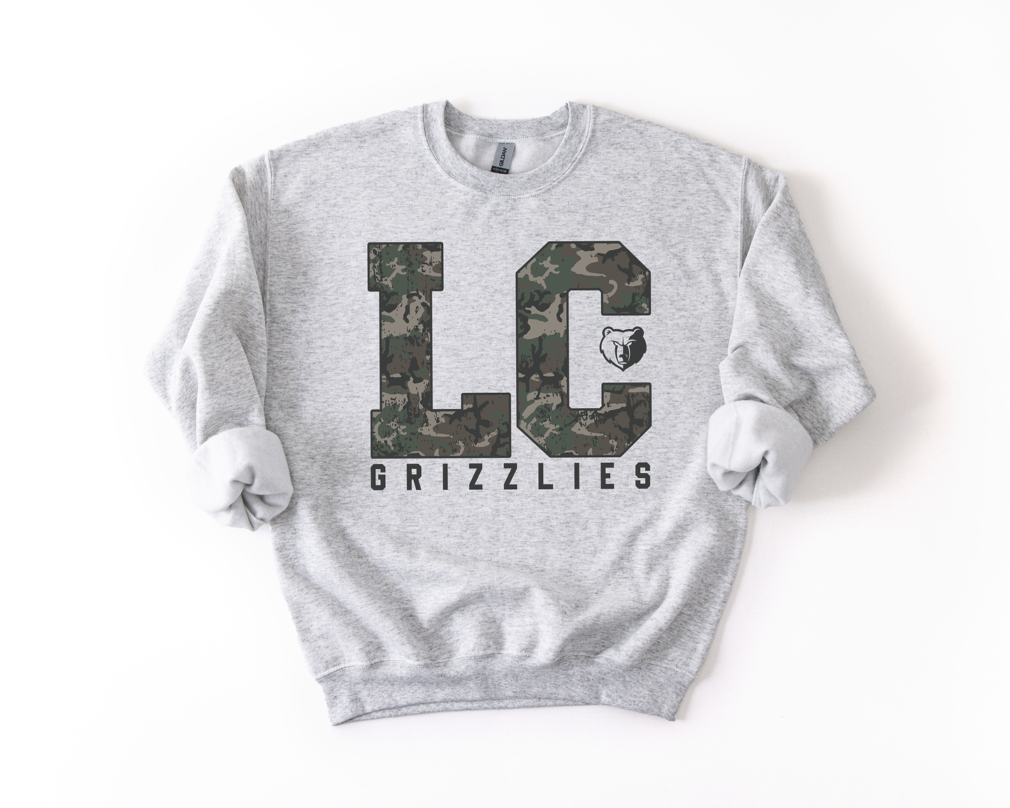 LC Labette County Grizzlies Camo-To Change Team choose Custom and Type Name and Colors