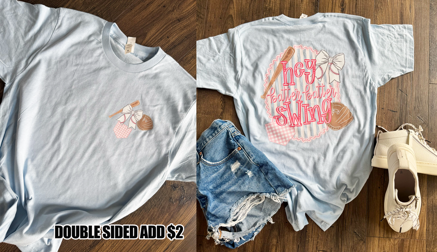 Hey Batter Batter Baseball Shirt
