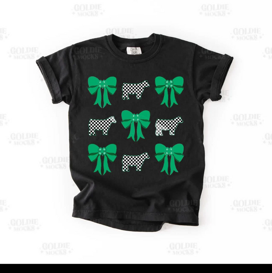4-H Shirt Cows and Bows