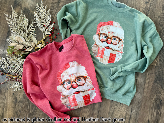 Santa Patch Christmas Shirt
