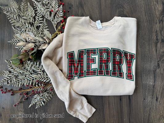 Merry Plaid Christmas Shirt