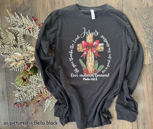 Give thanks to the lord Christmas shirt
