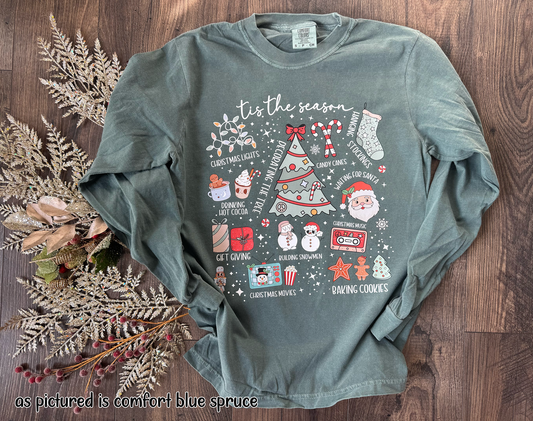 Tis the Season Christmas Collage Shirt