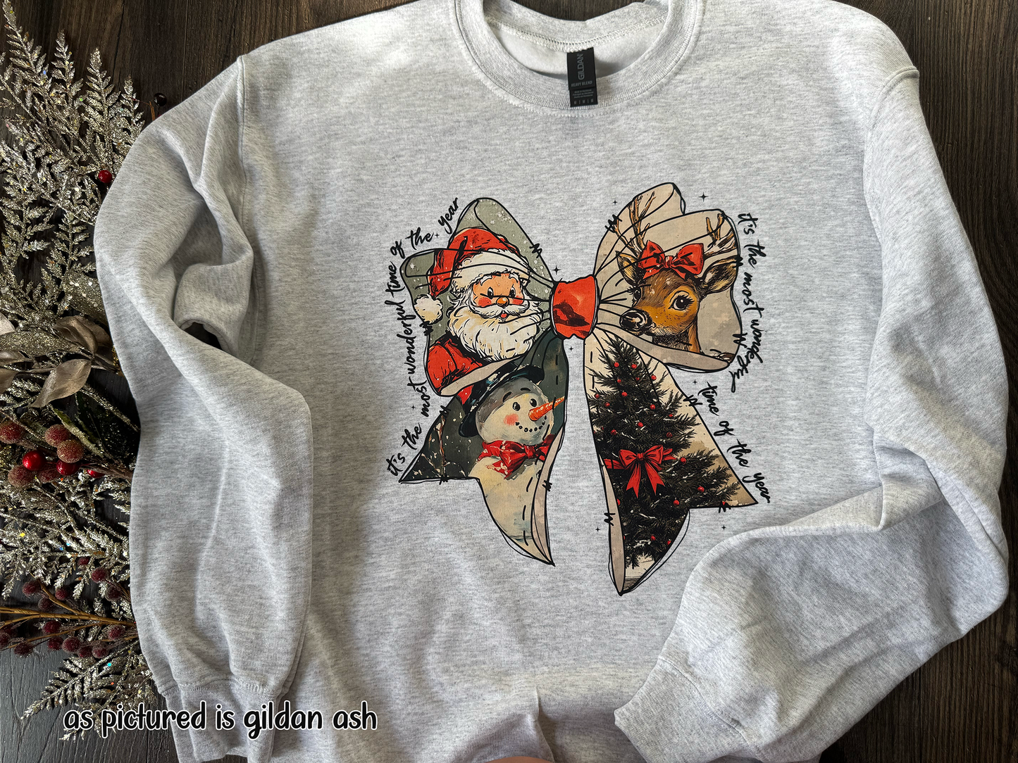Vintage Bow Christmas Shirt