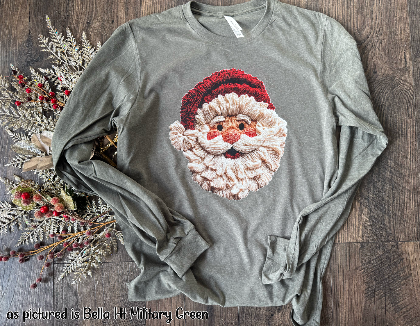 Santa Yarn Christmas Shirt