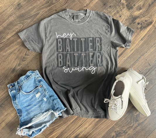 Hey batter batter swing Pepper shirt