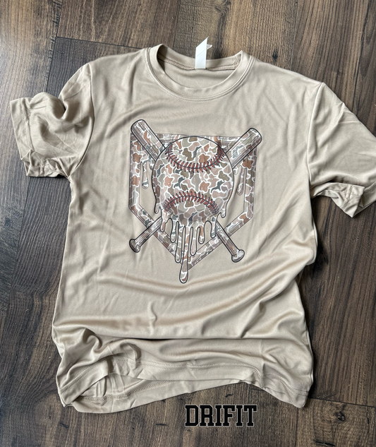 Camo Baseball Drifit Shirt