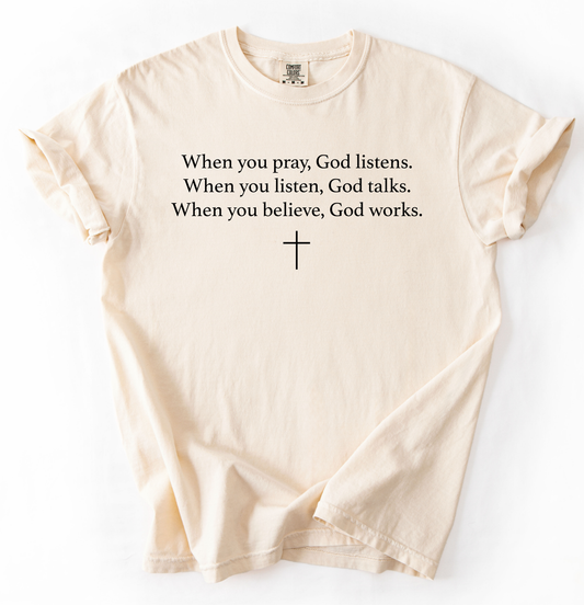 Chelsea Smith Fundraiser Shirt- When you Pray