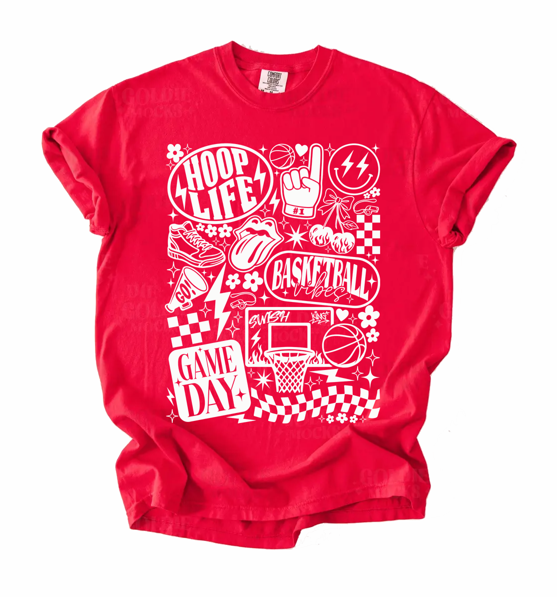 Basketball Vibes Collage Shirt