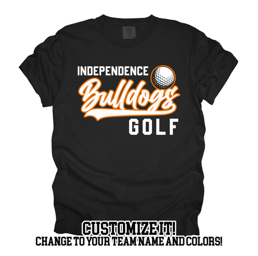 Golf Team Shirt- Customize to your team