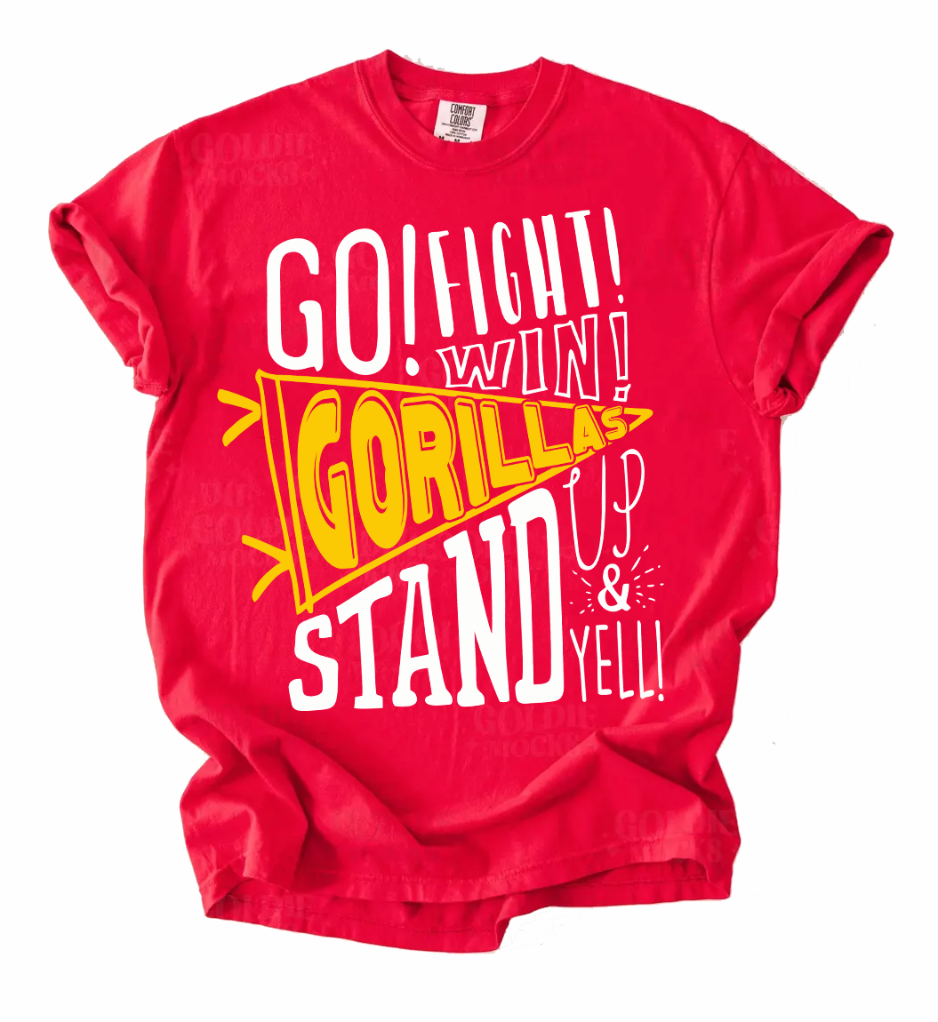 Gorillas Go Fight Win Shirt