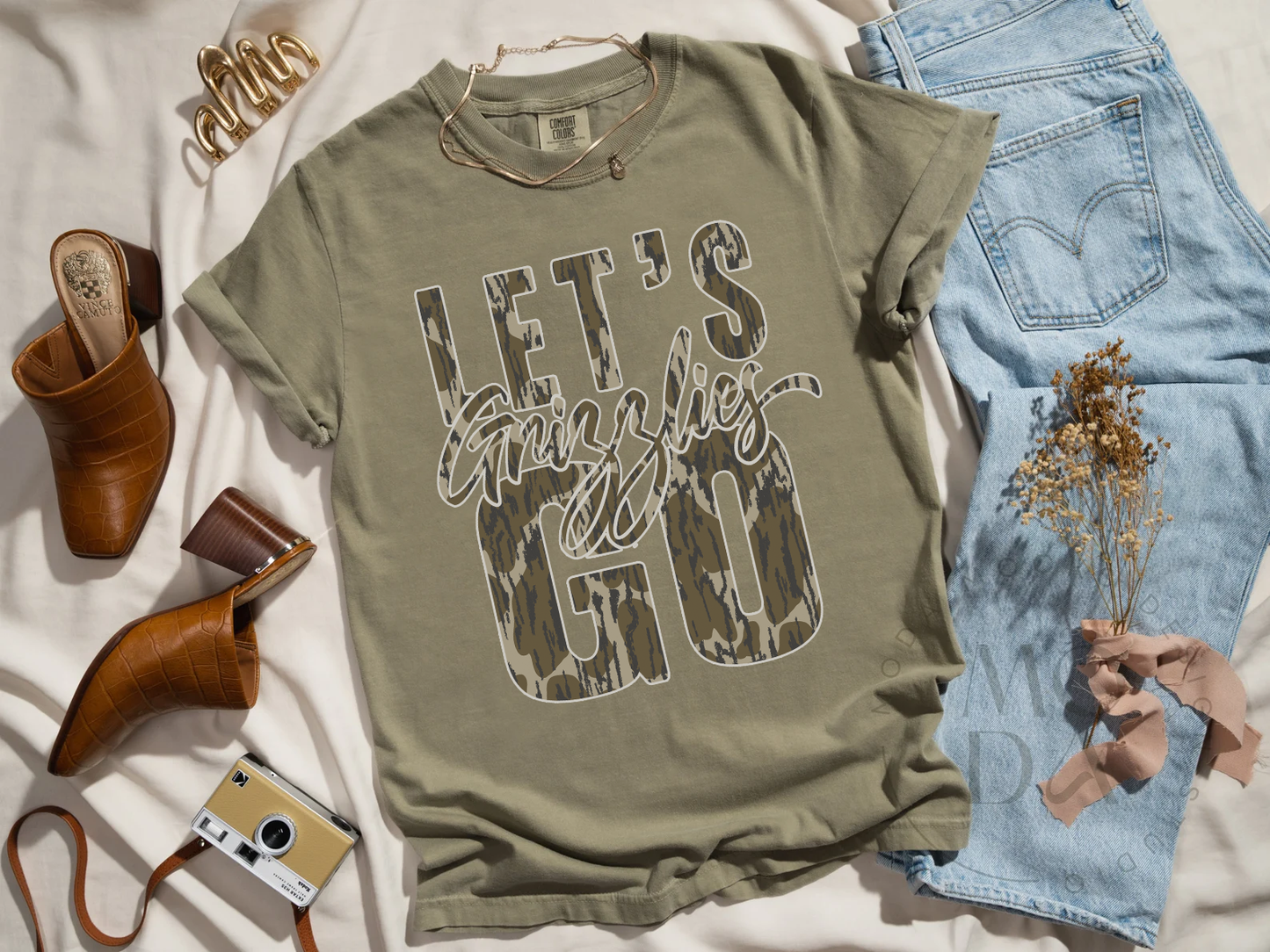 Grizzlies Lets Go Camo Shirt