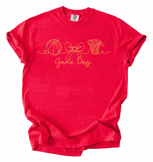 Game Day Basketball Shirt-To Change Team choose Custom and Type Name and Colors