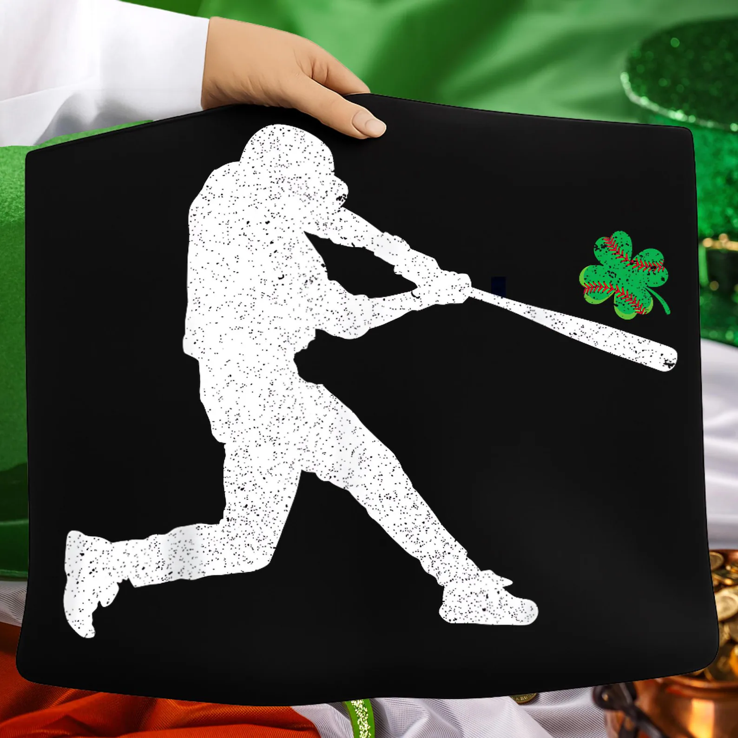 St Patricks Day Lucky Baseball Shirt