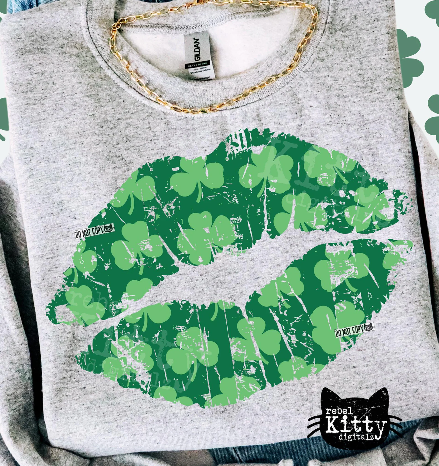 St Patricks Day Kiss Lips Shirt