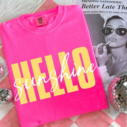 Hello sunshine