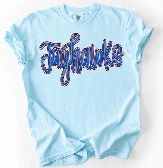 Jayhawks Script Shirt