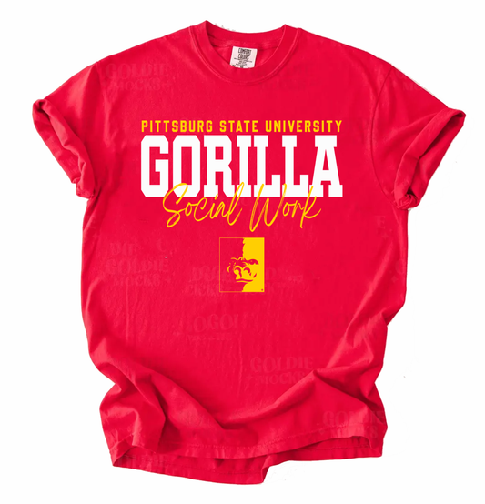 Pitt State Gorillas Social Work Shirt 47