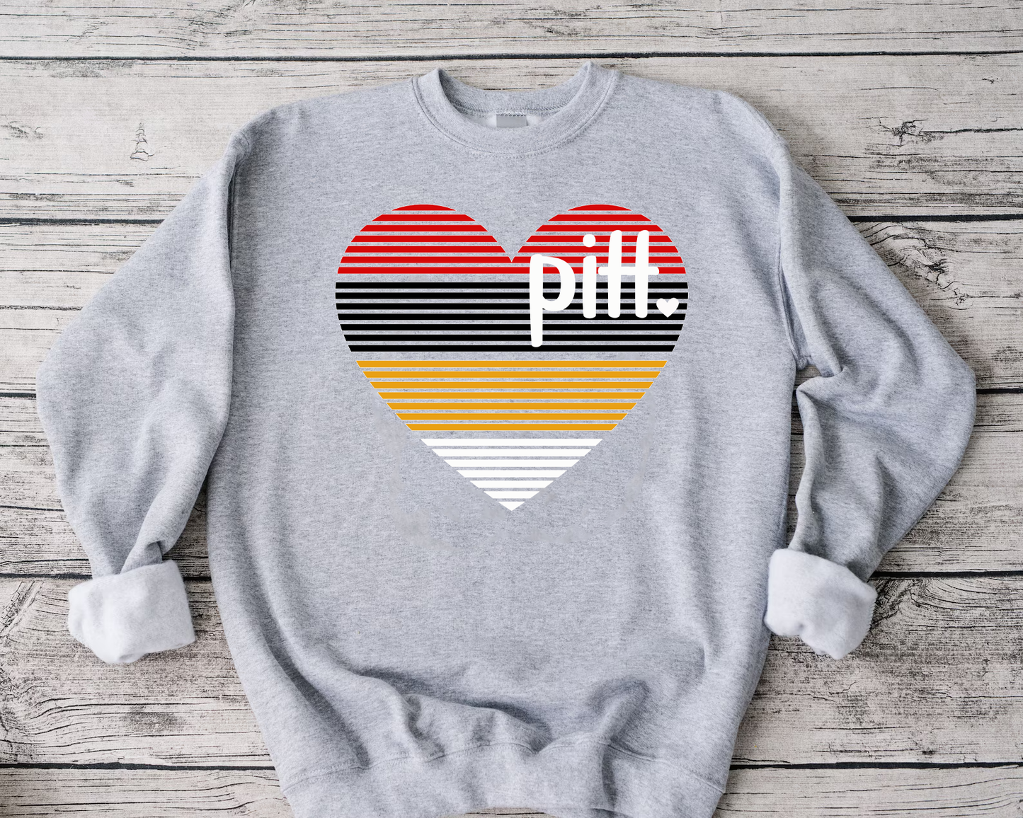 Pitt Heart Stripes Shirt